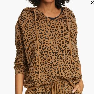 Nili Lotan Women’s Janie Leopard Print Hoodie - Small